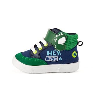 Foto 4 | Tenis Tipo Bota Bubble Gummers Para Niño Robbie Verde Casual