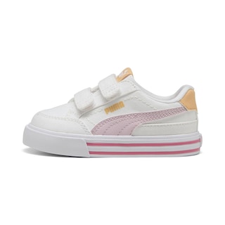 Foto 1 | Tenis Puma Court Classic Vulc Infantil Para Niño Rosa