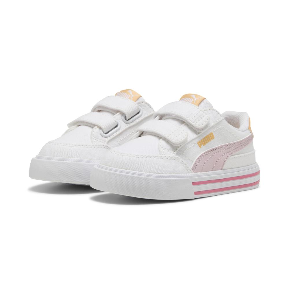 Foto 4 pulgar | Tenis Puma Court Classic Vulc Infantil Para Niño Rosa