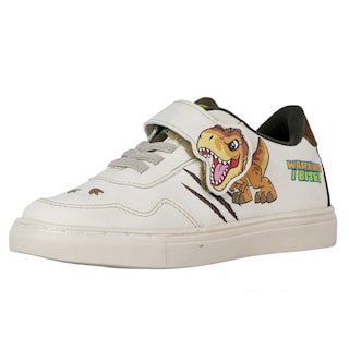 Foto 2 | Tenis Niño Jurassic Escolar Y Casual Blanco Dinosaurio Kuali