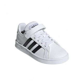 Foto 3 | Tenis Adidas Grand Court Blancos para Niño