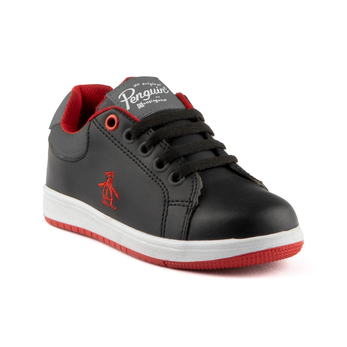 Tenis Original Penguin Leo color Negro para Niño