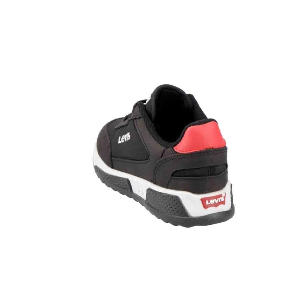 Foto 3 | Tenis Levis color Negro para Niño Running Urbano