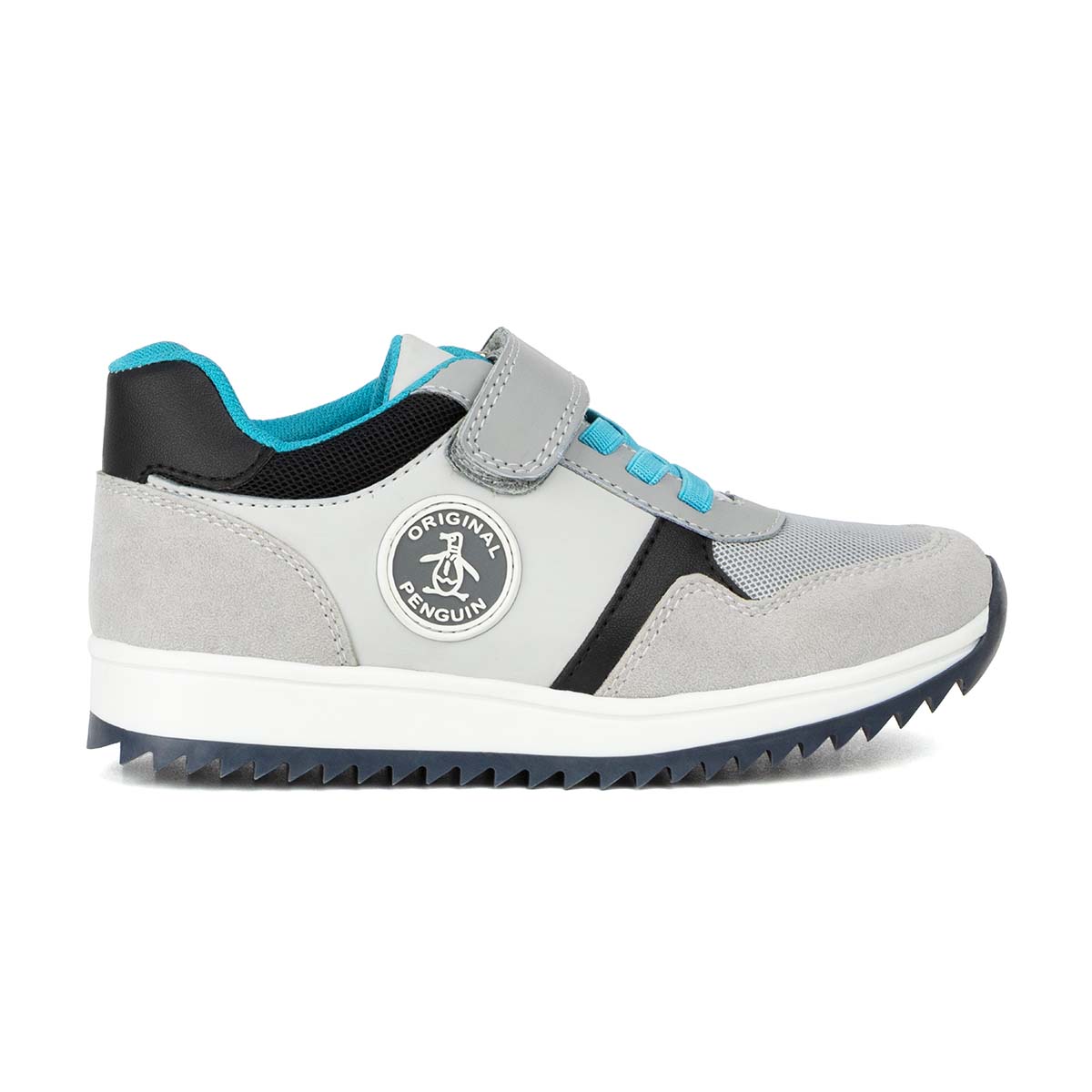Foto 3 pulgar | Tenis Penguin OB100238T color Gris para Niño