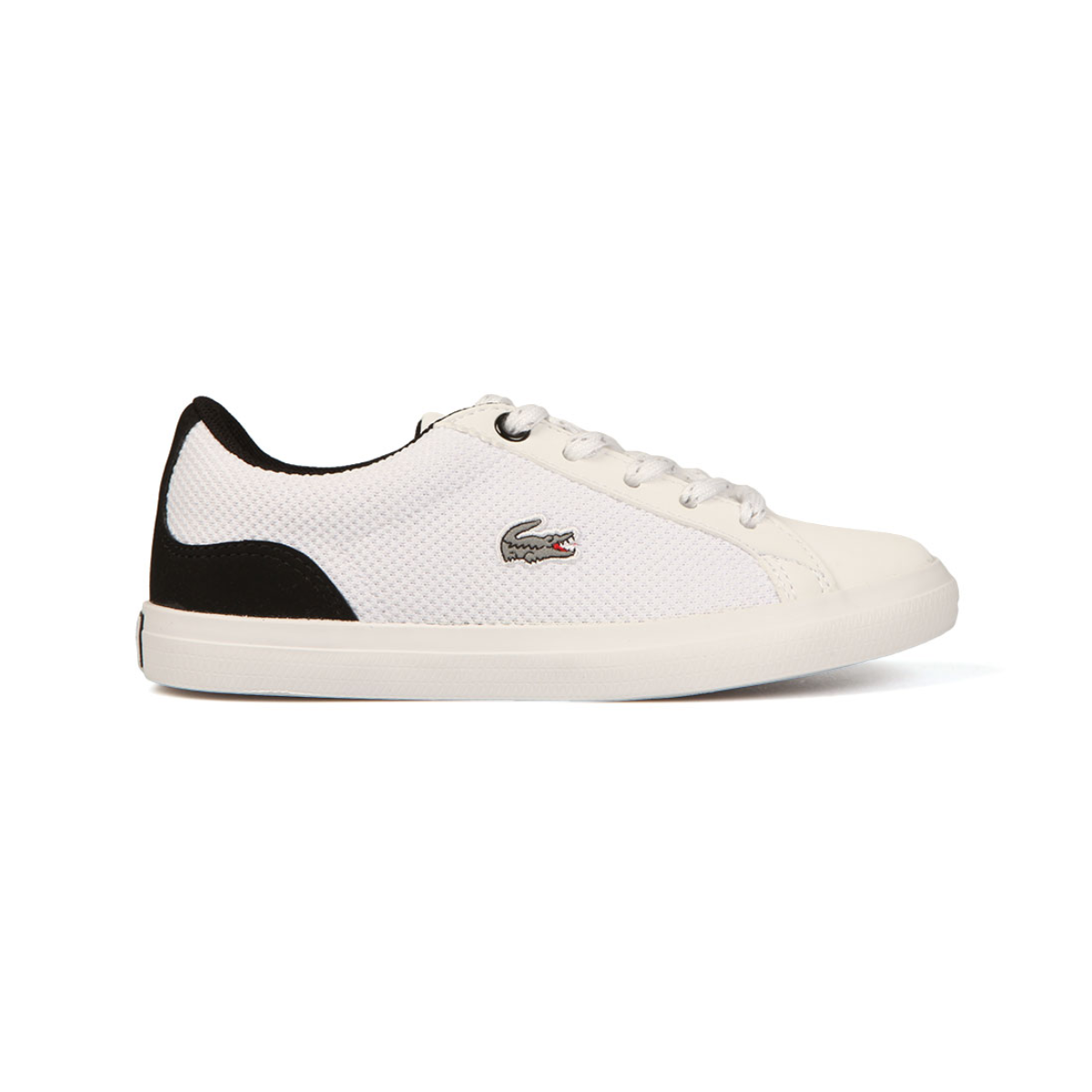 Tenis Lerond Lacoste S-O_04814-1 color Blanco con Azul para Niño