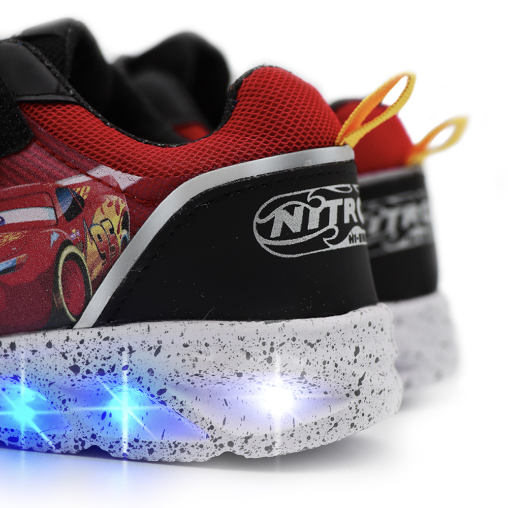 Foto 7 pulgar | Tenis Disney Cars con Luces para Niños