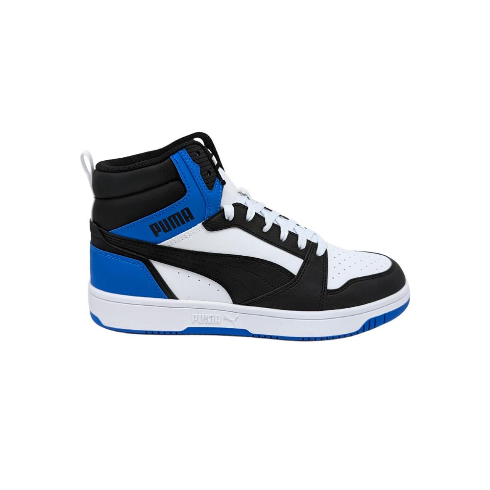 Foto 2 pulgar | Tenis Puma Rebound V6 Mid Kids Blancos para Niños