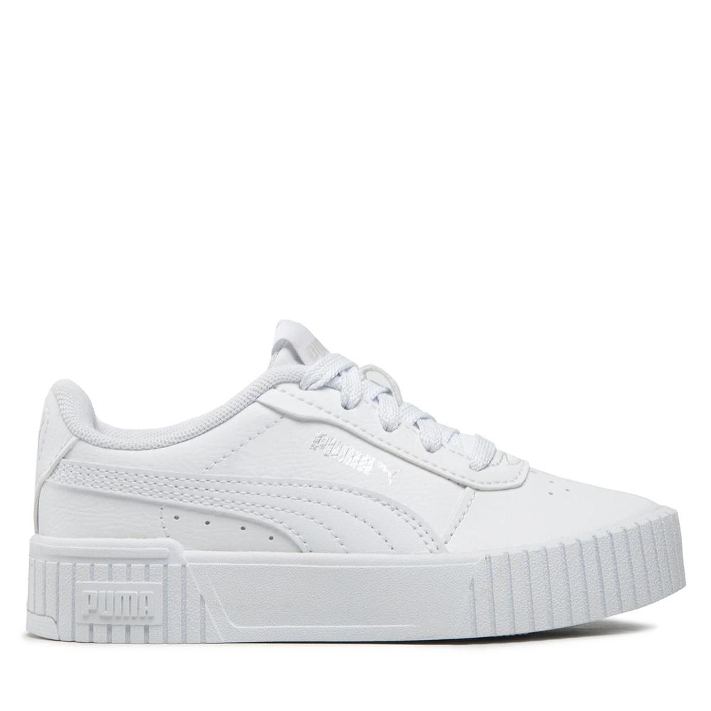 Foto 3 pulgar | Tenis Puma Carina 2.0 Ps Blancos para Niños Unisex