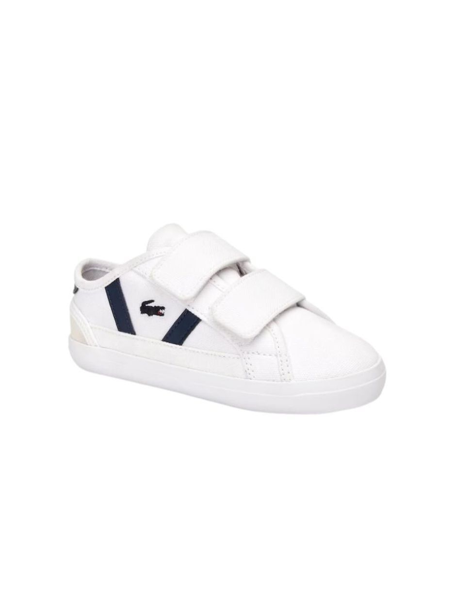 Foto 1 | Tenis Lacoste Sideline 319 Blancos para Niño
