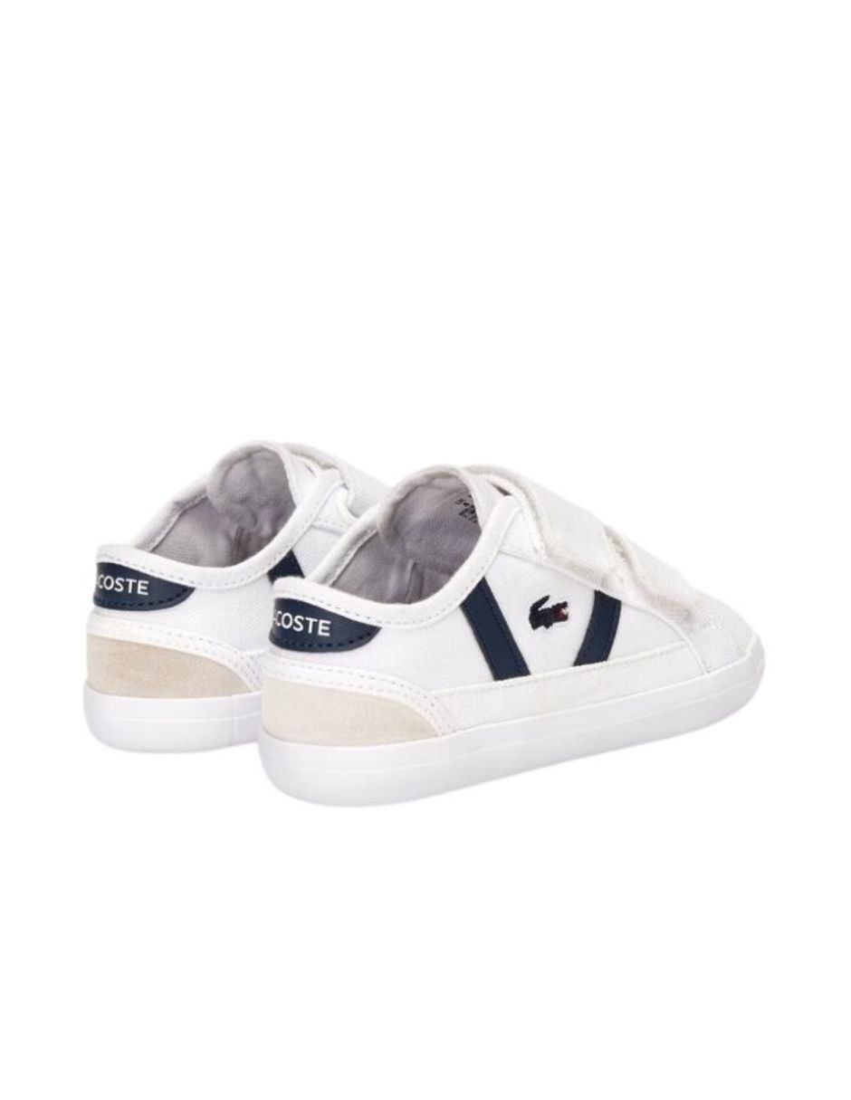 Foto 3 | Tenis Lacoste Sideline 319 Blancos para Niño