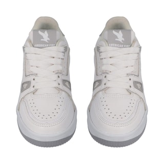 Foto 4 | Tenis Niño American Fire Sintetico Casuales Urbanos Suela Baja Comodos Blanco