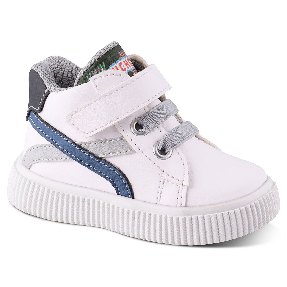Foto 2 pulgar | Tenis Casual Lucho Blancos para Niño