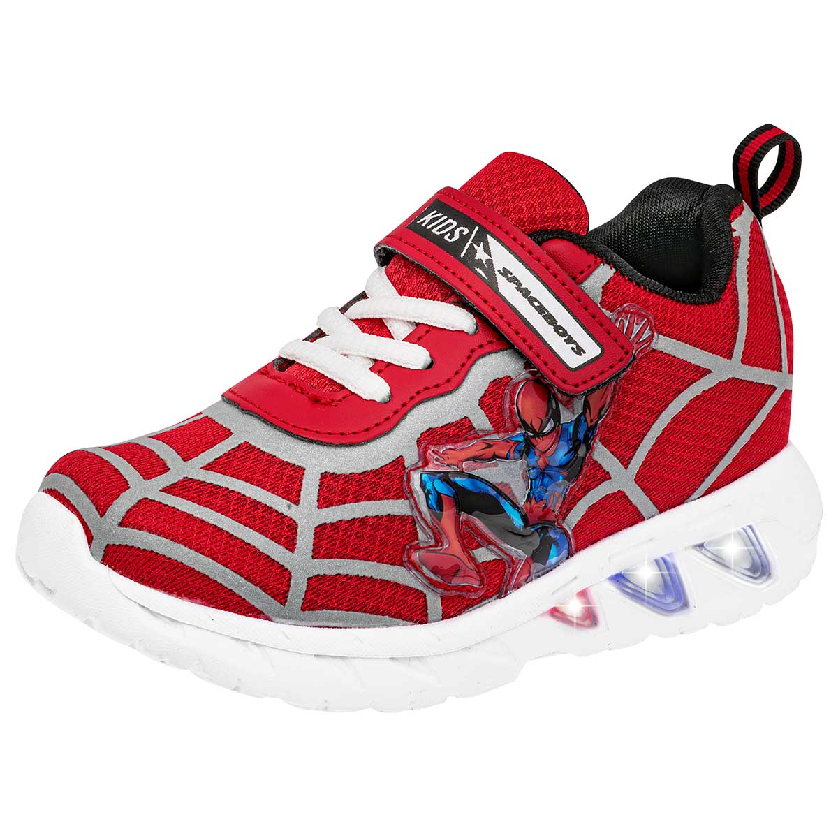 Tenis Urbanos Space Boys Spider-Man Rojos para Niño