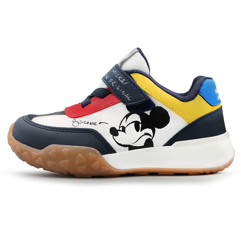 Foto 1 | Tenis Disney Mickey Mouse Básicos Blancos Para Niño