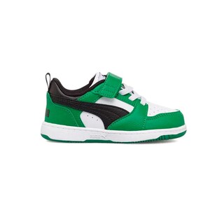 Foto 2 | Tenis Puma Rebound V2 Verdes para Niño