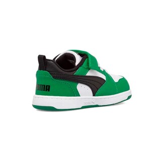 Foto 5 | Tenis Puma Rebound V2 Verdes para Niño