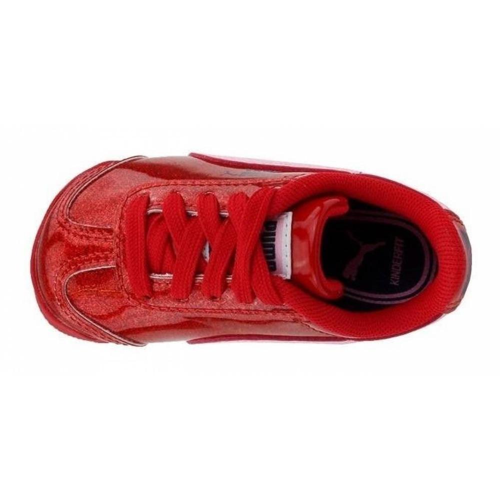 Foto 5 pulgar | Tenis Puma Roma Glam Rojo para Niño/niña Pequeño