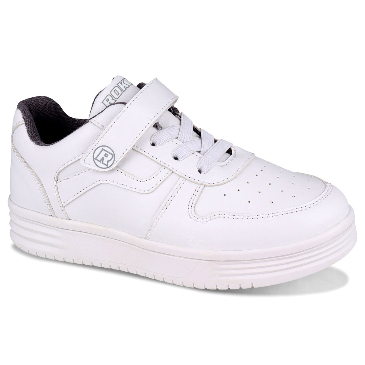 Foto 2 pulgar | Tenis Choclo Casual  Rokino 2451 Color Blanco Para Niño