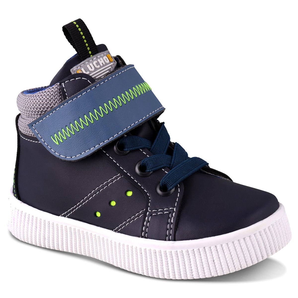 Foto 1 | Tenis Casual Lucho 2081 Color Marino Para Niño