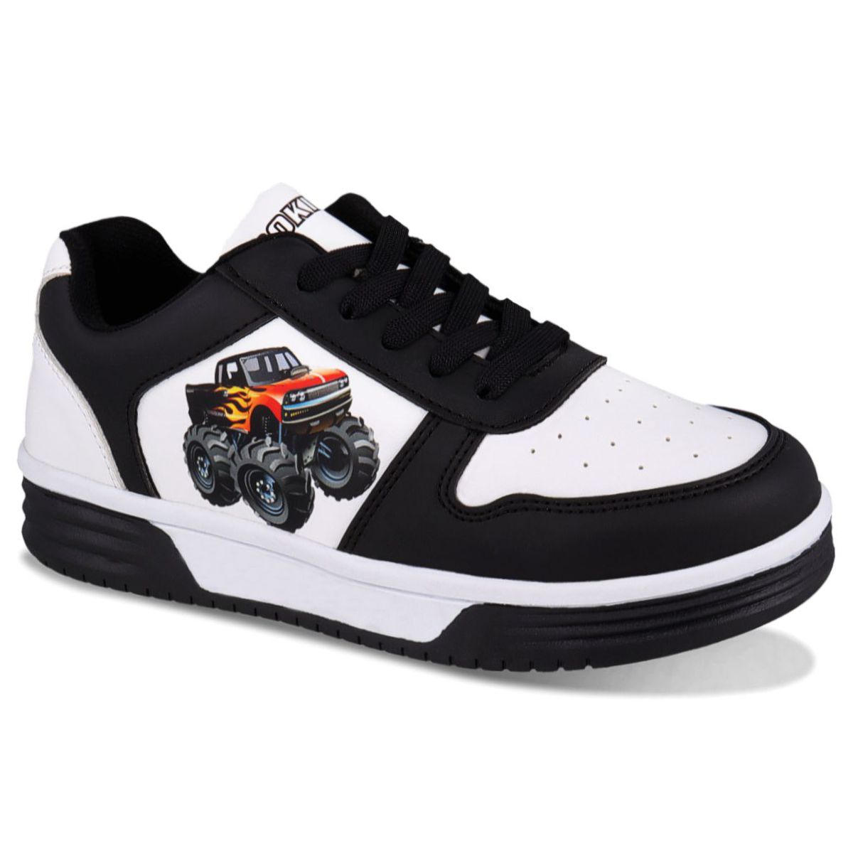 Foto 1 | Tenis Choclo Rokino 2452 Color Negro/blanco Para Niño