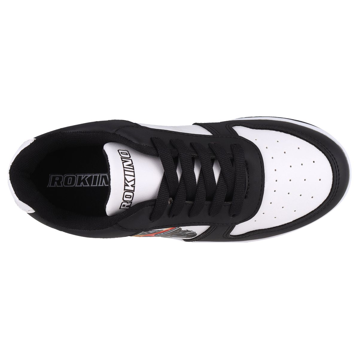Foto 5 pulgar | Tenis Choclo Rokino 2452 Color Negro/blanco Para Niño