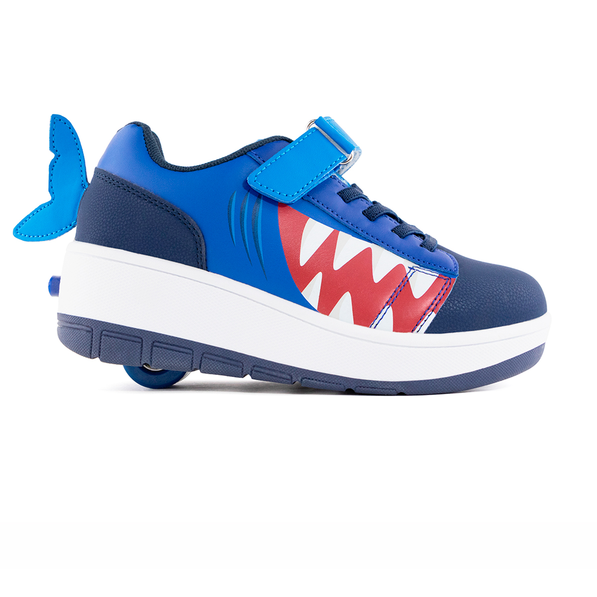 Foto 2 | Tenis Patin Speed Rollers Shark Azul Para Niño