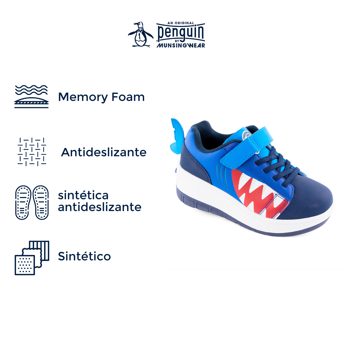Foto 5 | Tenis Patin Speed Rollers Shark Azul Para Niño