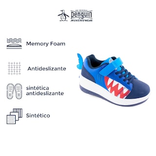 Foto 5 | Tenis Patin Speed Rollers Shark Azul Para Niño