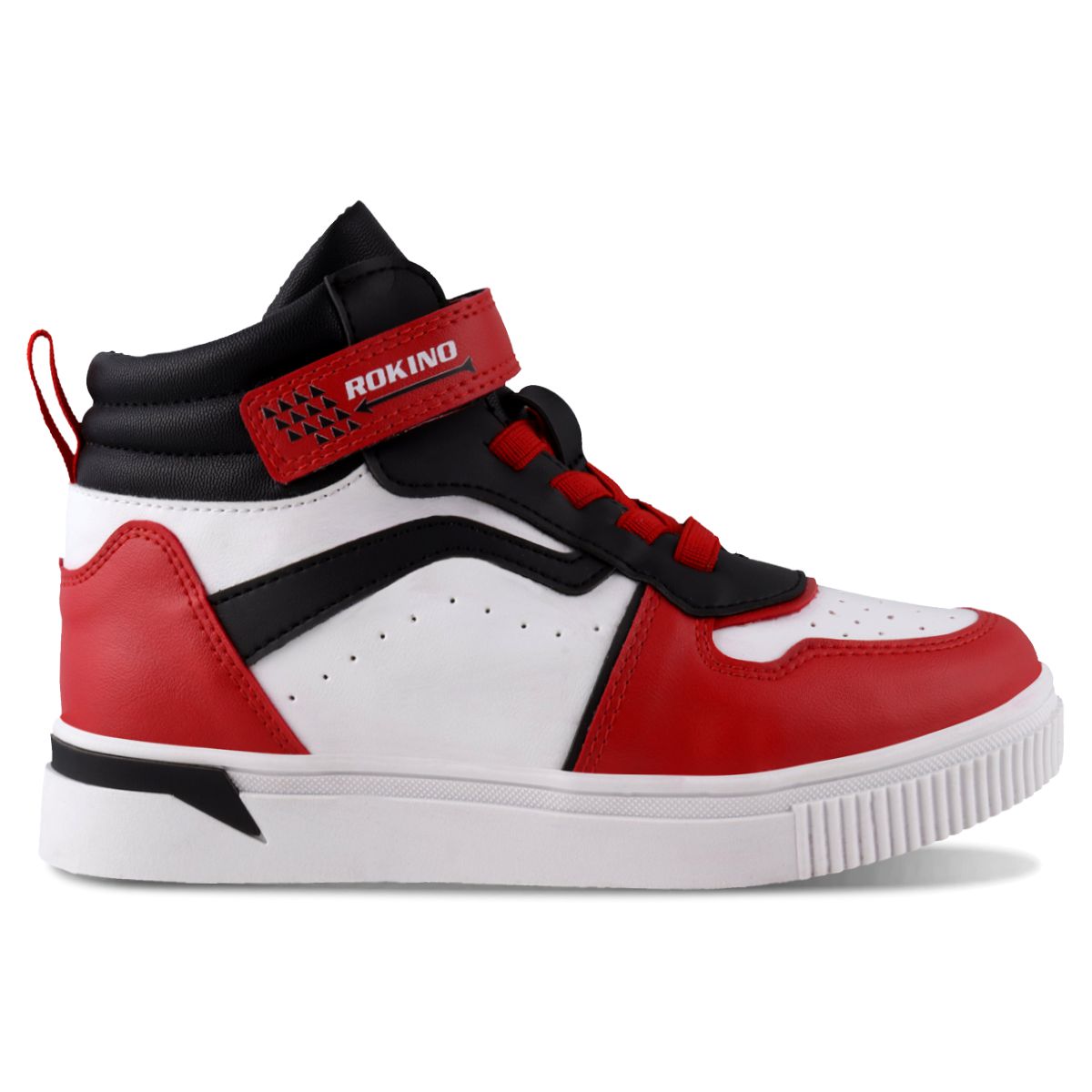 Foto 3 pulgar | Tenis Bota Urbano Rokino 3424 Color Blanco/rojo Para Niño