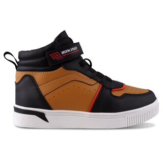 Foto 2 | Tenis Bota Urbano Rokino 3424 Color Negro/ocre Para Niño