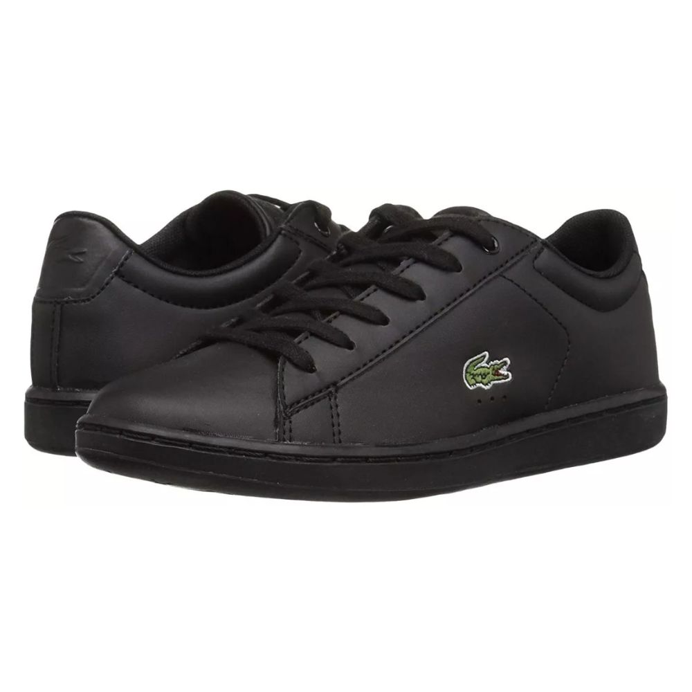 Tenis Lacoste Negros Con Cocodrilo Verde