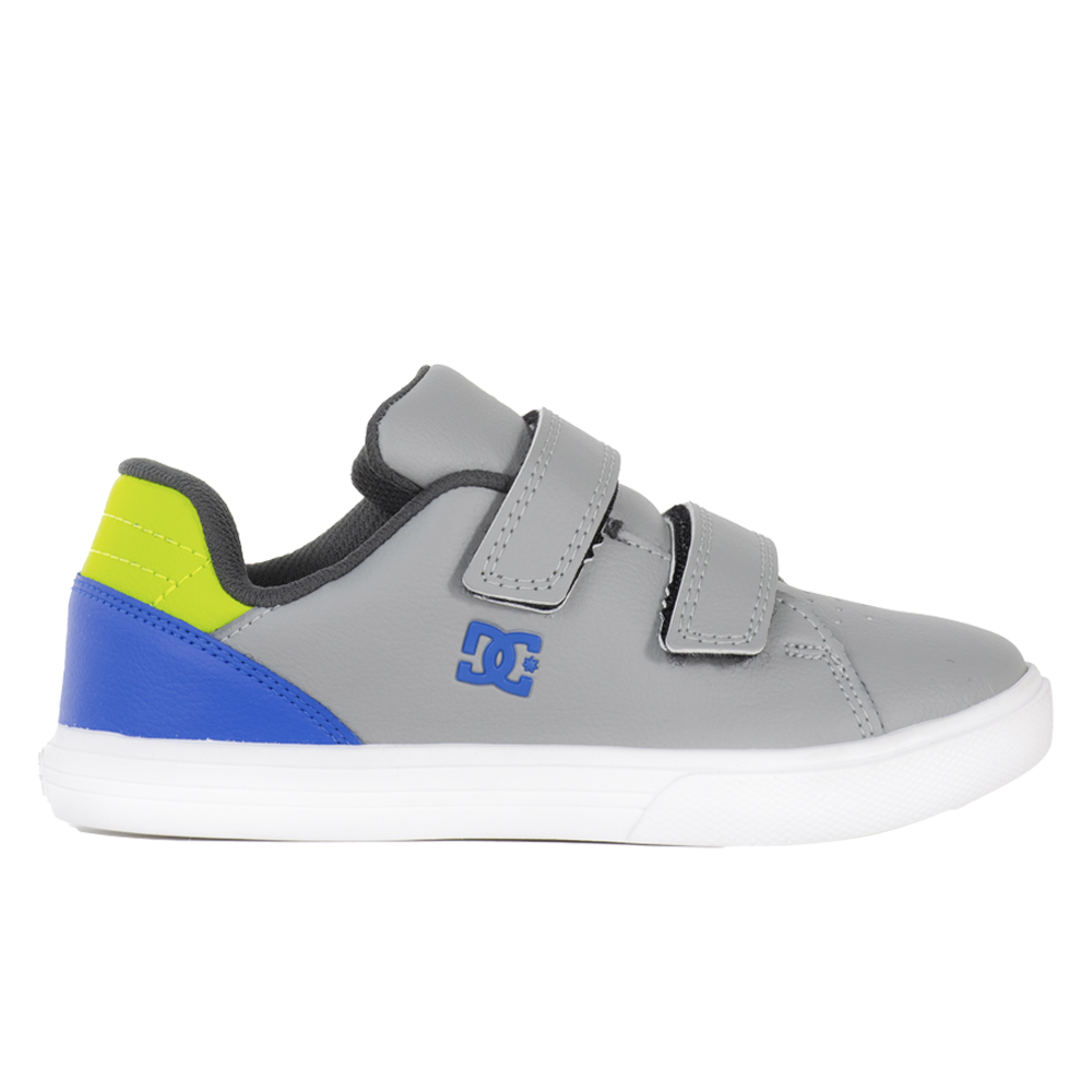 Foto 2 pulgar | Tenis Dc Shoes Notch Color Gris Para Niños Modelo Adbs300368gbf