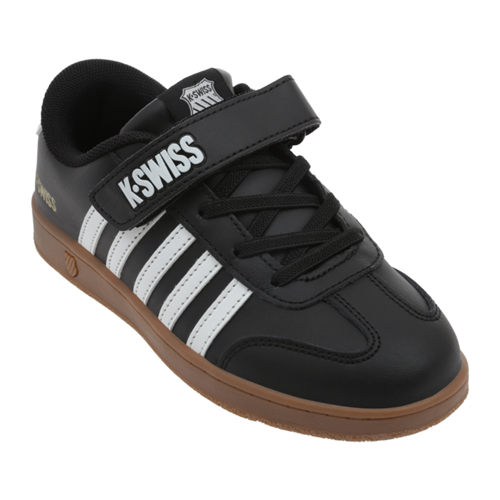 Foto 2 pulgar | Tenis K-swiss Francis Court Kids Children Color Negro