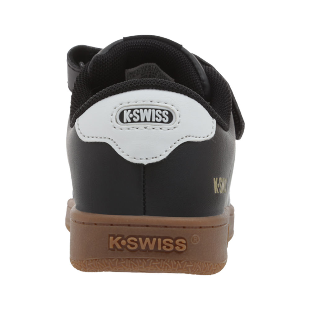 Foto 8 pulgar | Tenis K-swiss Francis Court Kids Children Color Negro