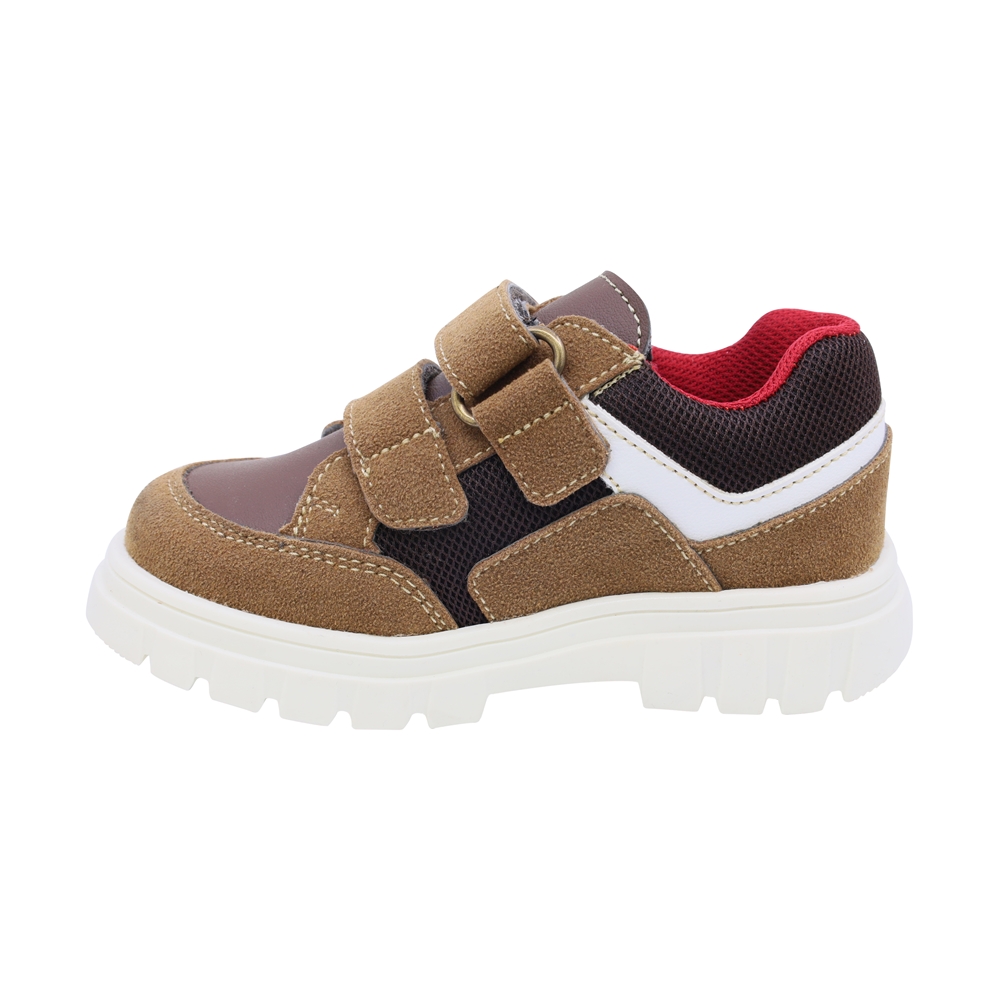Foto 6 pulgar | Tenis Casual Para Niño Audaz 153000-n Café Claro Ajuste Doble Velcro
