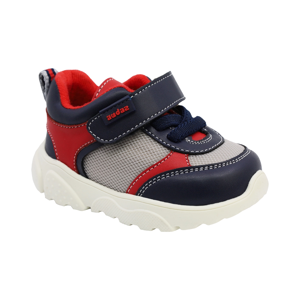 Tenis Para Bebé Niño Audaz 959601-e Azul Ajuste De Velcro