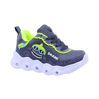 Foto 1 | Tenis Estampados Para Niño Audaz 706100-r Gris Con Luces