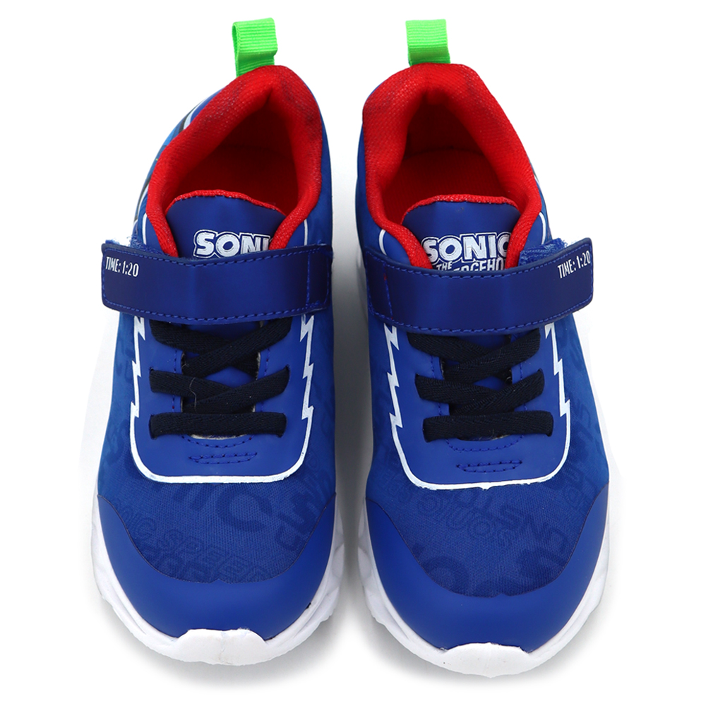 Foto 3 pulgar | Tenis Sonic The Hedgehog Azul Con Luces Para Niño