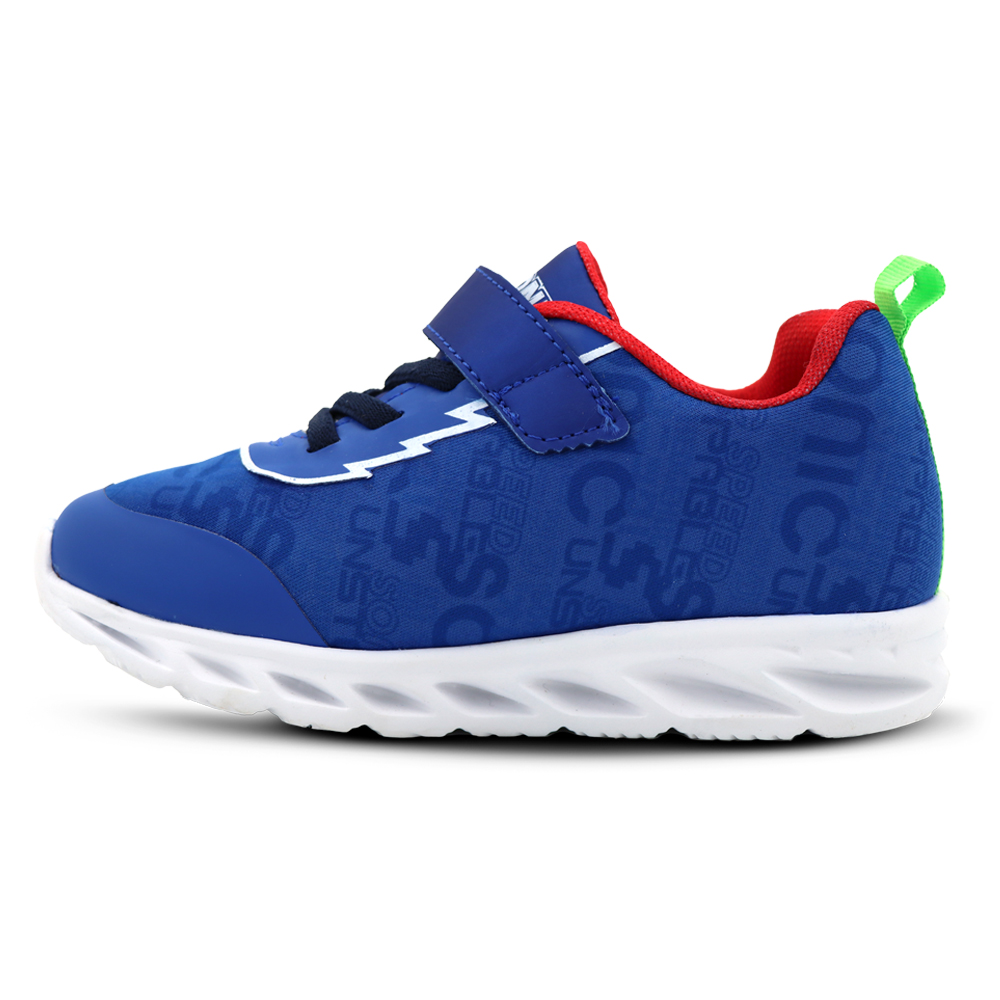 Foto 9 pulgar | Tenis Sonic The Hedgehog Azul Con Luces Para Niño