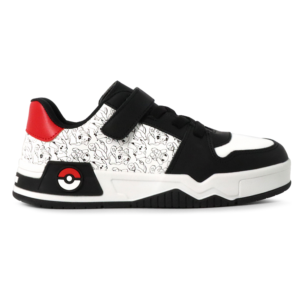 Tenis Pokemón Pikachu Pokebola Blanco Para Niños