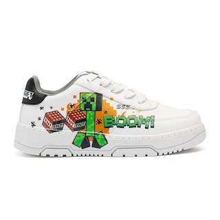 Foto 1 | Tenis para Niños Calzado Yuyin Minecraft Mi3070 Blancos