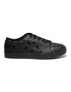 Foto 1 | Tenis Lacoste Straightset Color Negro Para Niño De Agujetas