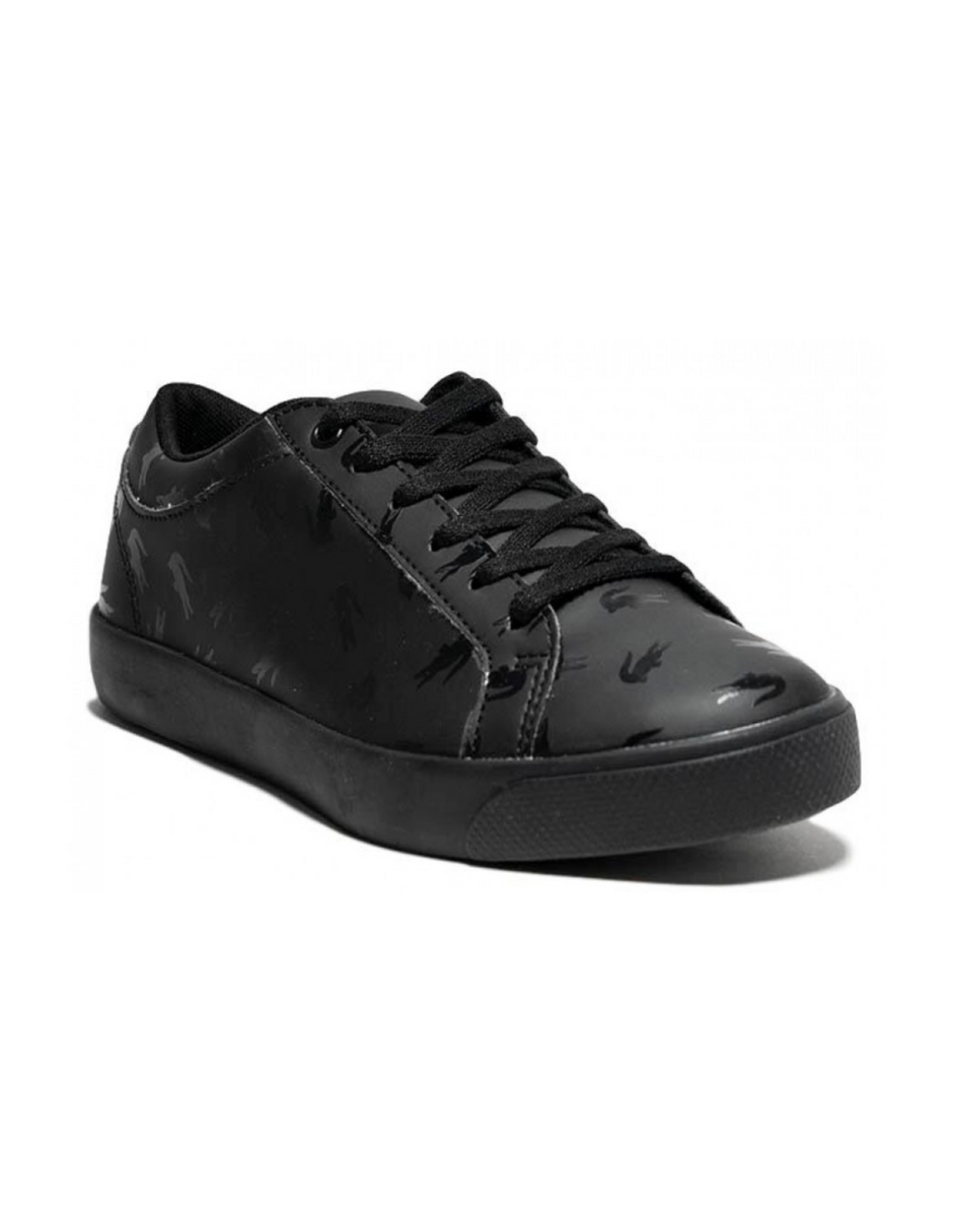 Foto 3 pulgar | Tenis Lacoste Straightset Color Negro Para Niño De Agujetas