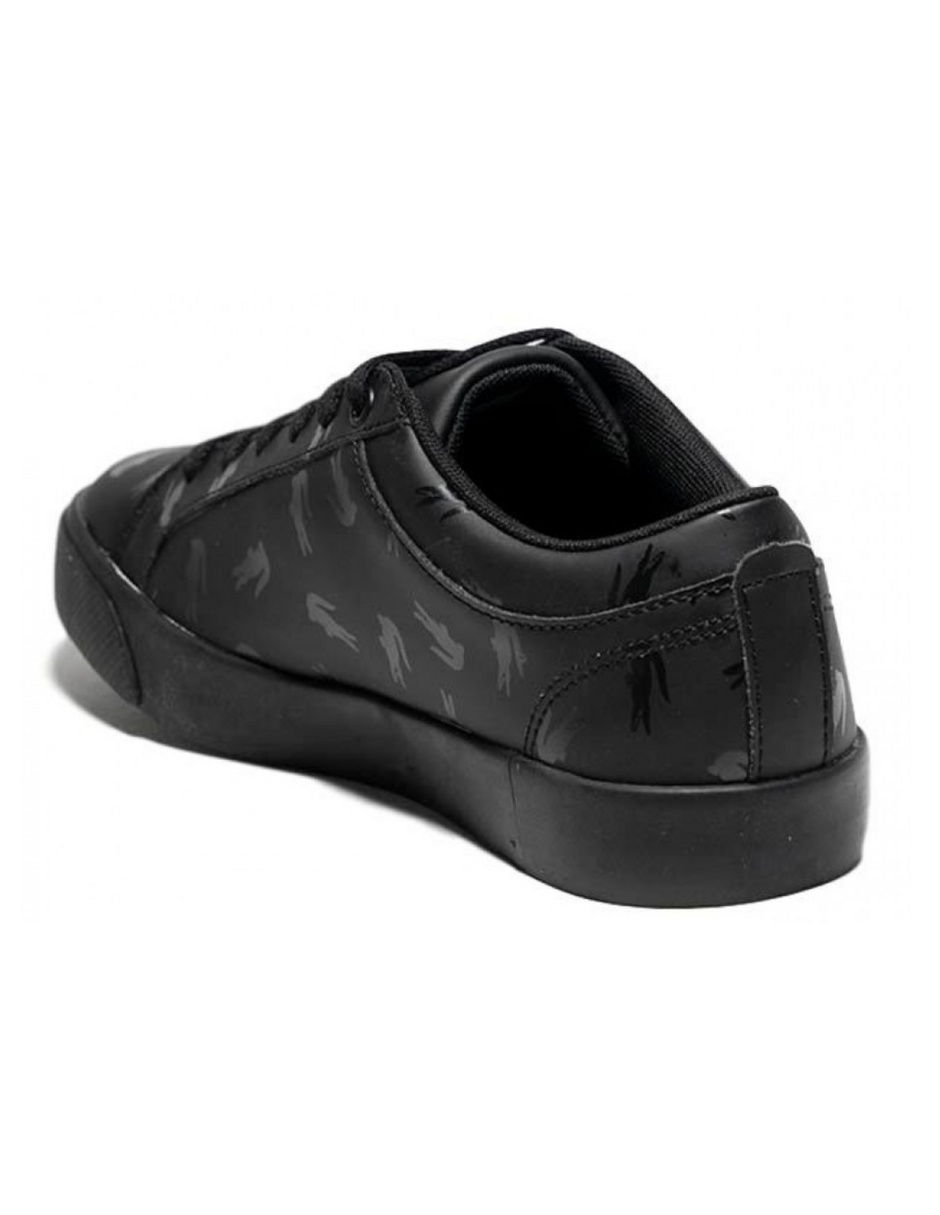 Foto 4 pulgar | Tenis Lacoste Straightset Color Negro Para Niño De Agujetas