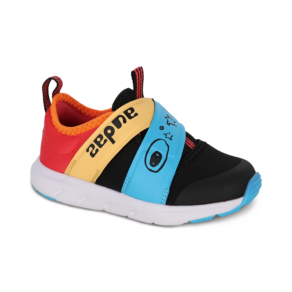 Foto 2 pulgar | Tenis Para Niño Audaz Multicolor Detalles 206400-o Con Ajuste Velcro