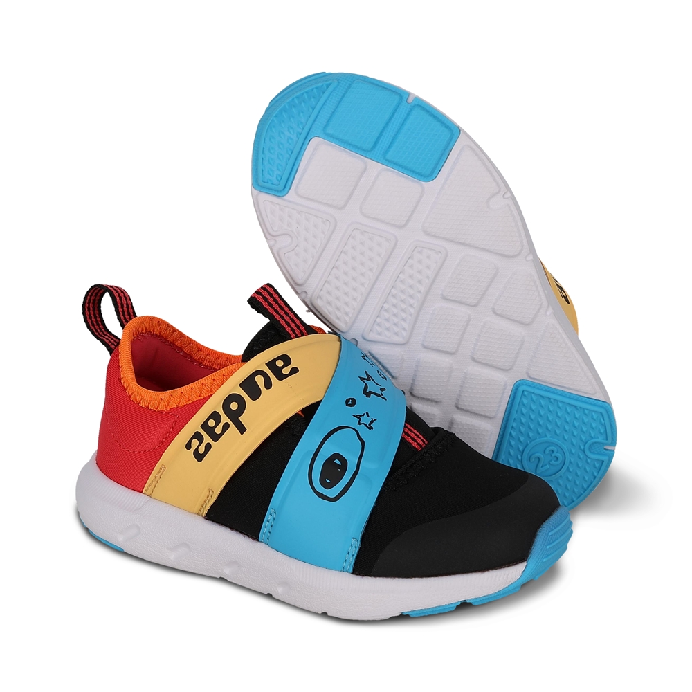 Foto 7 pulgar | Tenis Para Niño Audaz Multicolor Detalles 206400-o Con Ajuste Velcro