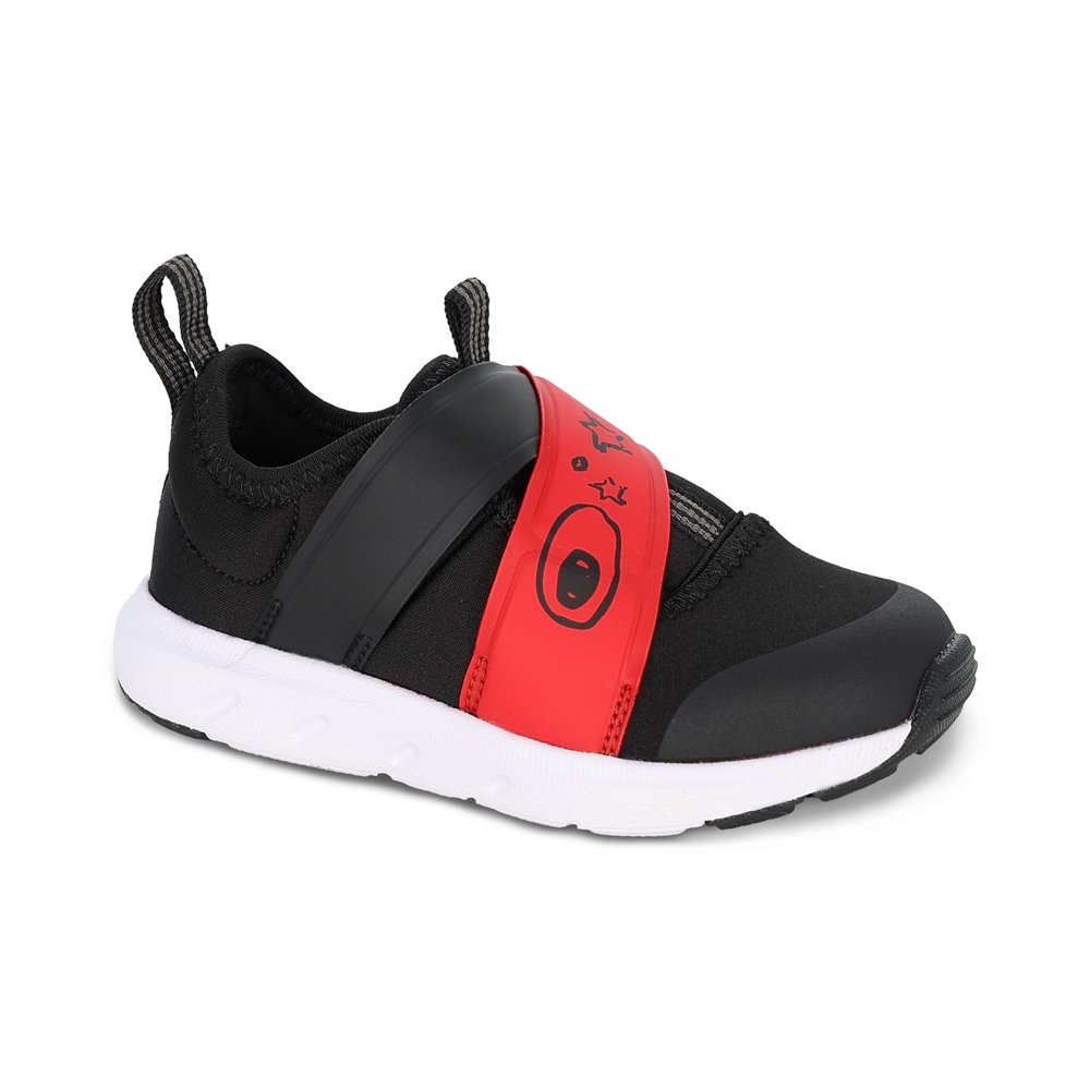 Foto 2 pulgar | Tenis Para Niño Audaz Color Rojo Con Detalles 206400-k Con Ajuste Velcro