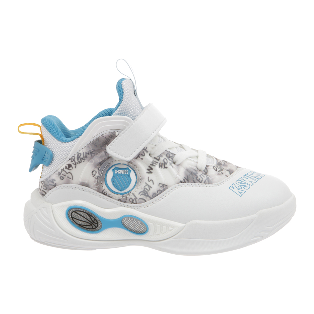 Foto 1 | Tenis K-swiss Cosmo Casuales Escolares Para Niño Color Blanco