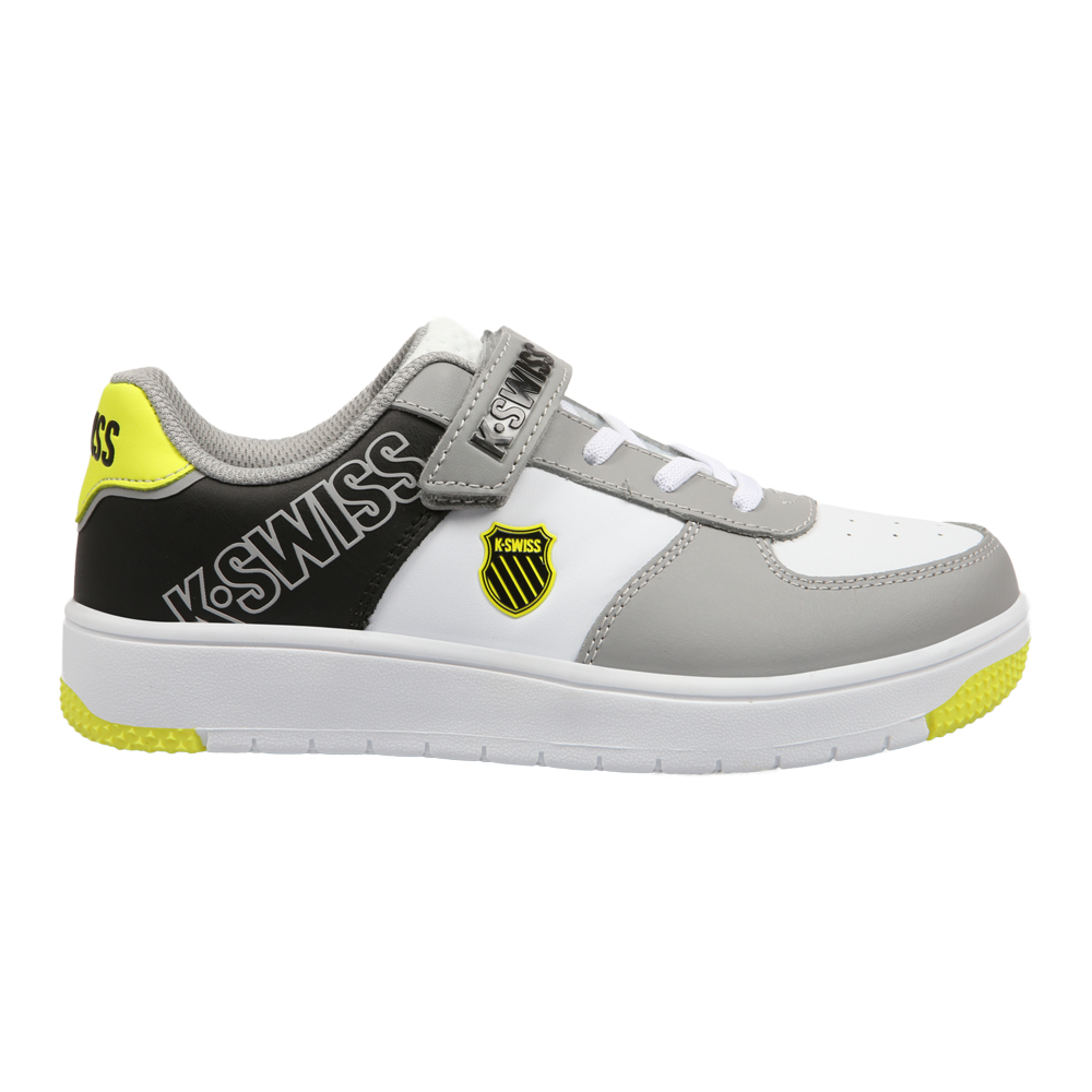 Tenis K-swiss Salt Casuales Escolares Para Niño Color Gris