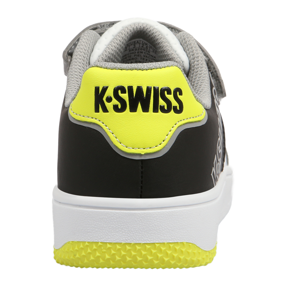 Foto 5 pulgar | Tenis K-swiss Salt Casuales Escolares Para Niño Color Gris